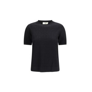 Black Viscose T-Shirt