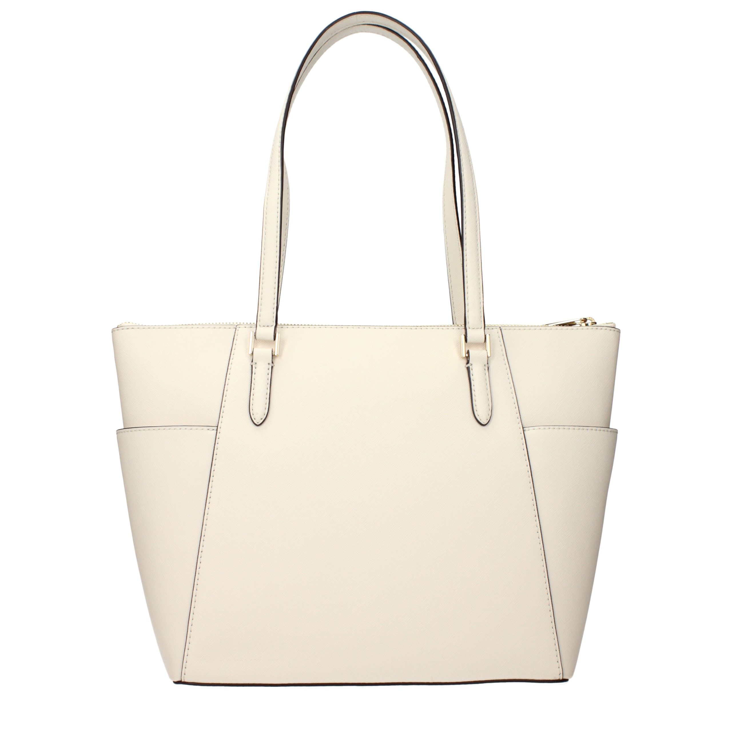 Beige Leather Shoulder Bag - Image 3