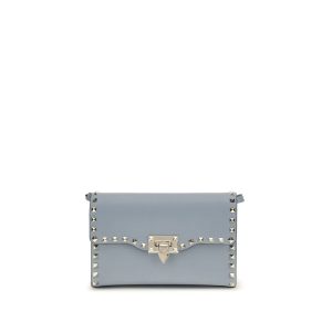 Blue Calf Leather Bos Taurus Shoulder Bag