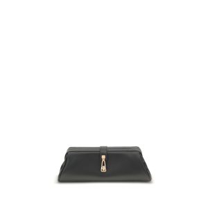 Black Calf Leather Bos Taurus Clutch Bag