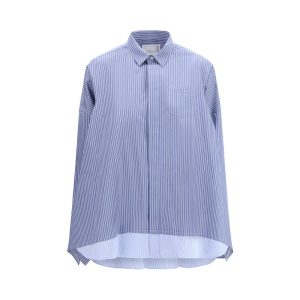 Blue Cotton Pattern Shirt