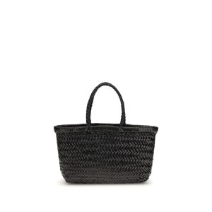 Black Buffalo Leather Handbag