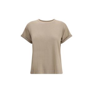 Beige Nylon T-Shirt
