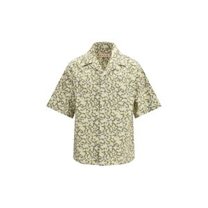 Bicolor Cotton Pattern Shirt