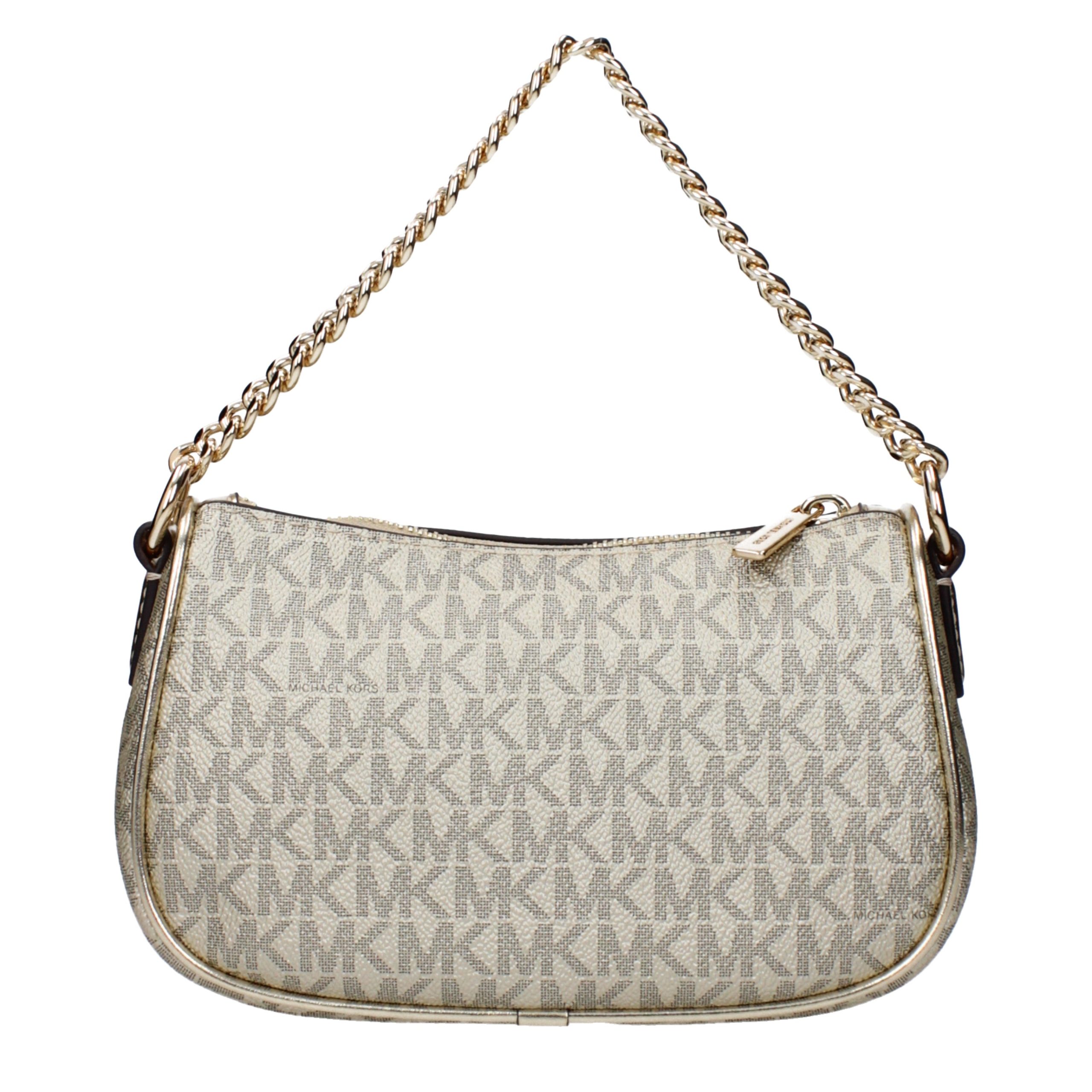 Gold Fabric Handbag - Image 3