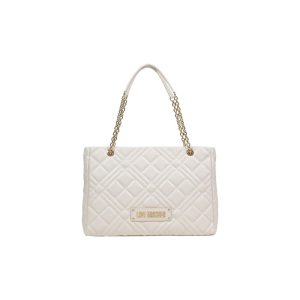 Beige Polyethylene Handbag