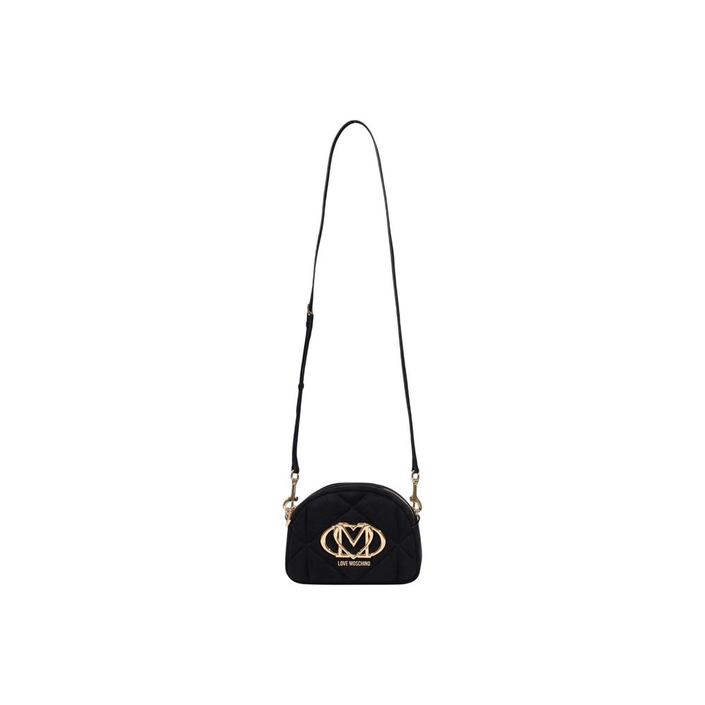 Black Suede Leather Handbag - Image 2