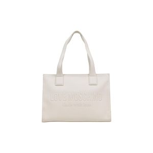 Beige Polyethylene Handbag