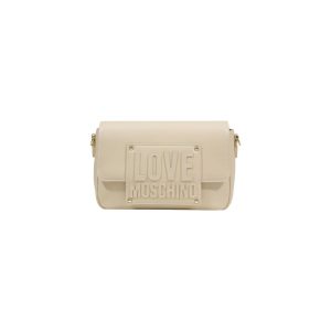Cream Polyethylene Handbag