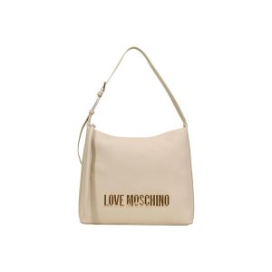 Beige Polyethylene Handbag
