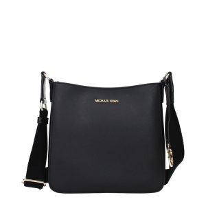 Black Leather Crossbody Bag
