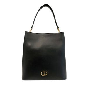 Black PU Women Shoulder Bag