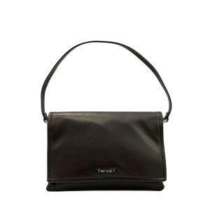 Black Polyethylene Clutch Bag
