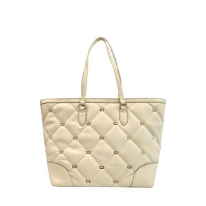 Pink Polyurethane Women Handbag