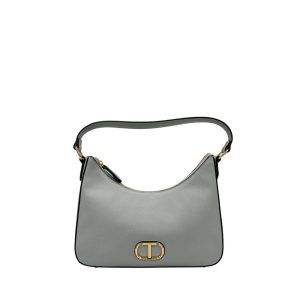 Blue PU Women Shoulder Bag