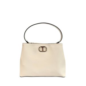 White PU Women Handbag