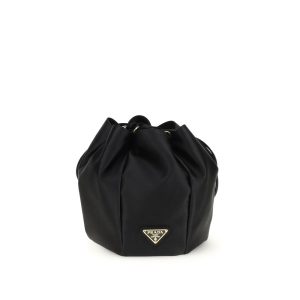Black Silk Backet Bag