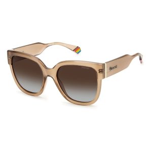 Beige Plastic Sunglasses