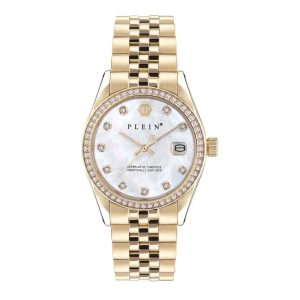 Gold Stainless Steel Dress Watch