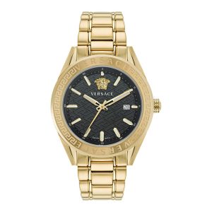 Gold Stainless Steel Dress Watch