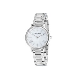 Gray Stainless Steel Dress Watch