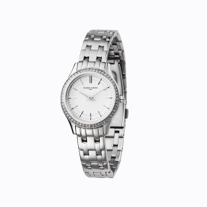 Gray Stainless Steel Dress Watch