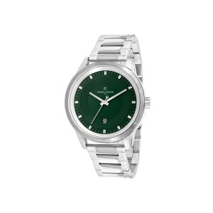 Gray Stainless Steel Dress Watch