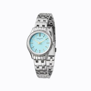 Gray Stainless Steel Dress Watch