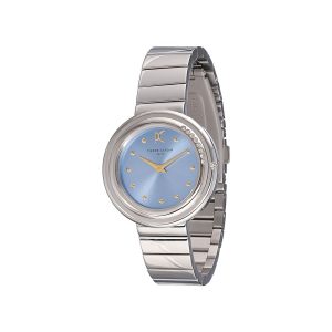 Gray Stainless Steel Dress Watch