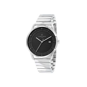 Gray Stainless Steel Dress Watch
