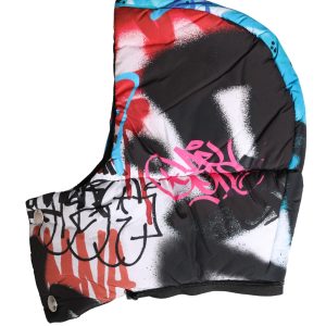 Multicolor Graffiti Whole Head Wrap Capello Hat