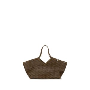 Bicolor Buffalo Leather Handbag