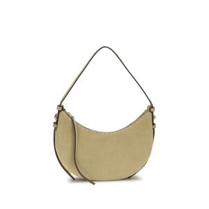 Beige Calf Leather Bos Taurus Shoulder Bag
