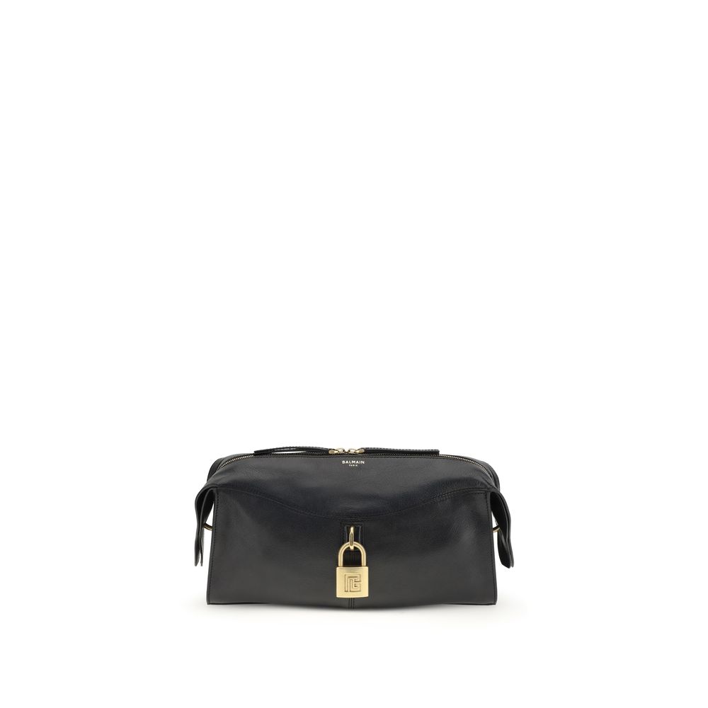 Black Calf Leather Bos Taurus Shoulder Bag