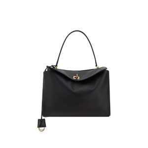 Black Calf Leather Bos Taurus Shoulder Bag