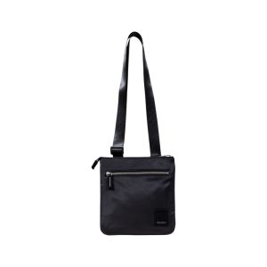 Black Polyamide Messenger Bag