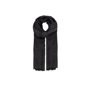 Black Viscose Scarf