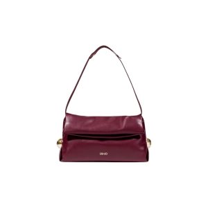 Bordeaux Polyethylene Clutch Bag
