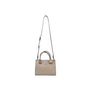 Beige Polyethylene Handbag