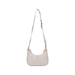 Beige Polyethylene Handbag