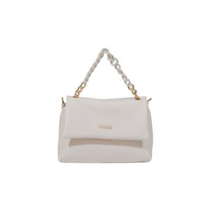White Polyester Handbag