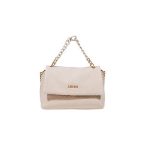 Beige Polyester Handbag