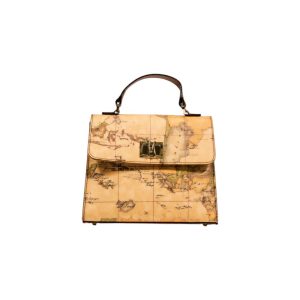 Beige Leather Handbag