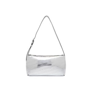 Silver Polyethylene Handbag