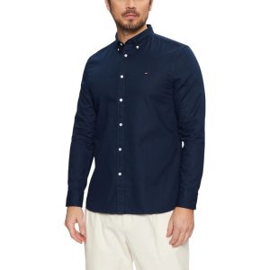 Blue Recycled Cotton Dress Shirt