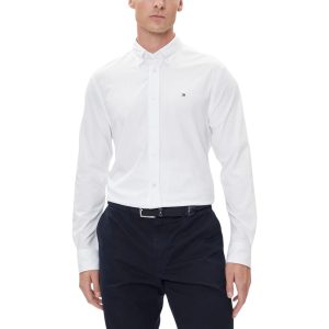 White Cotton Dress Shirt