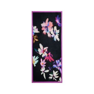 Black Viscose Foulard