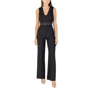 Black Polyester Jumpsuit