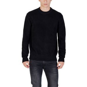 Black Cotton Sweatshirt
