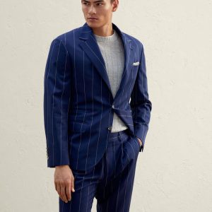 Bicolor Wool Blazer